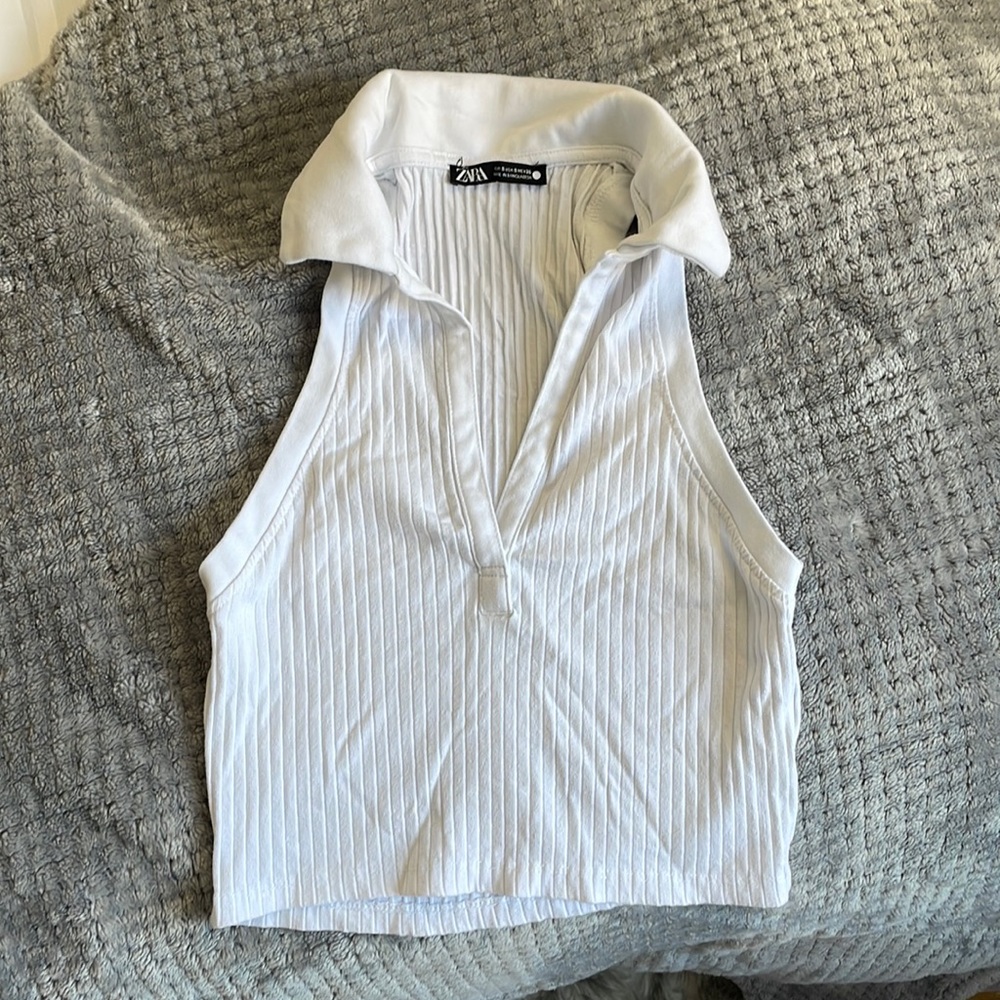 Zara collar tank